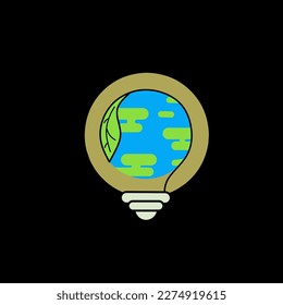 Download free vector illustration greening for the earth, preserving the earth, plant tree