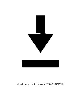 Download glyph icon. Arrows. Vector fill black illustration.