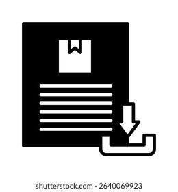 Download glyph, mini illustration icon. use for modern concept, print, UI, UX kit, web and app development. Vector related to product offering, marketing, business.