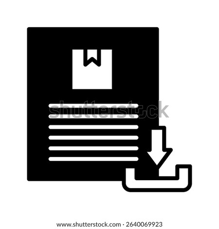 Download glyph, mini illustration icon. use for modern concept, print, UI, UX kit, web and app development. Vector related to product offering, marketing, business.