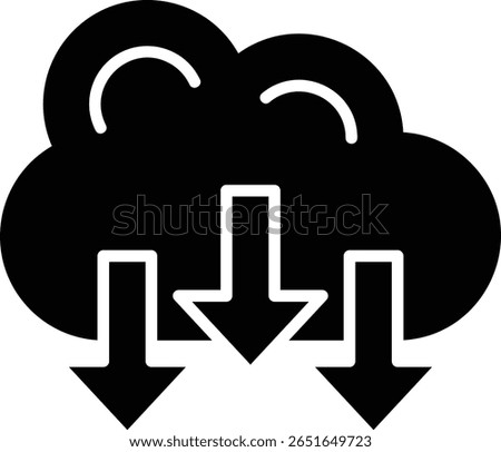 Download Glyph Vector Icon Design