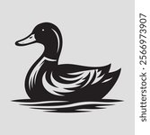 Download a high-quality Duck Silhouette Vector Illustration, perfect for t-shirt designs, home decor, clipart, logos, and more. Ideal for printable graphics,EPS files, and creative projects in 300 DPI