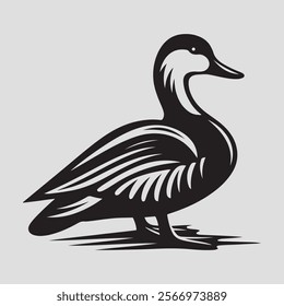 Download a high-quality Duck Silhouette Vector Illustration, perfect for t-shirt designs, home decor, clipart, logos, and more. Ideal for printable graphics,EPS files, and creative projects in 300 DPI