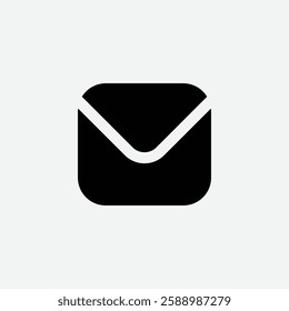 Download a high-quality envelope interface icon vector  Perfect for web, UI UX design, emails, and communication-related projects. Available in multiple formats.