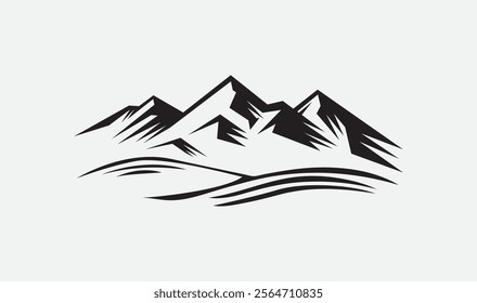 Download high-quality mountain vector illustrations perfect for outdoor, adventure, and nature-themed projects. Scalable and versatile for digital and print use.
