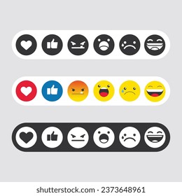 Download a high-quality vector file of emoji symbols. These symbols are perfect for use in your website, app, or other digital designs.