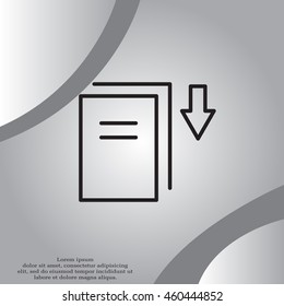 Download icon 