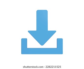 Download-Symbol 3D-Vektorgrafik