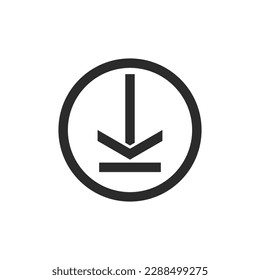 Descargar plantilla de diseño plano vectorial de flecha de icono