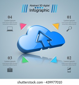 Download icon. Arrows icon. Cloud icon