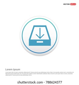 Download icon. Background icon template