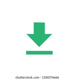 download icon button vector flat