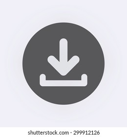Download icon in circle