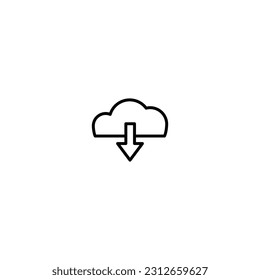 Download-Icon-Computertechnologie eps10
