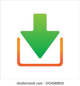 download icon concept. gradient style design icon concept