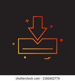 Download icon design vector