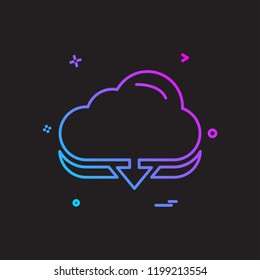 Download icon design vector