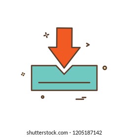 Download icon design vector