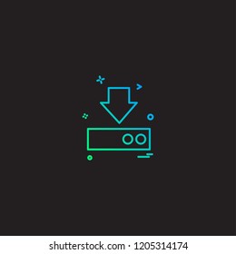 Download icon design vector