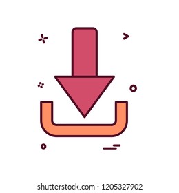 Download icon design vector