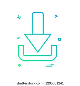 Download icon design vector