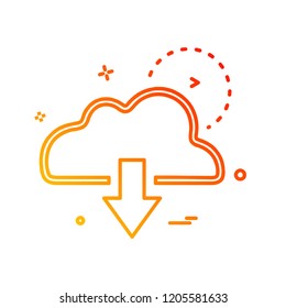 Download icon design vector