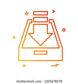 Download icon design vector