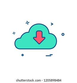 Download icon design vector