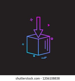 Download icon design vector
