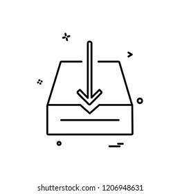 Download icon design vector
