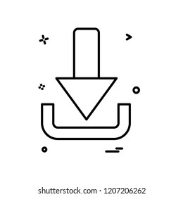 Download icon design vector