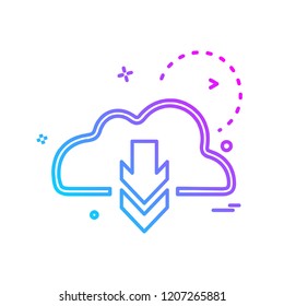 Download icon design vector