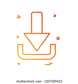 Download icon design vector