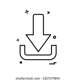 Download icon design vector