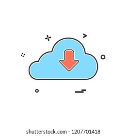 Download icon design vector