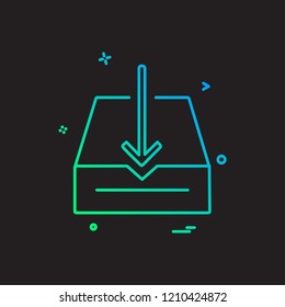 Download icon design vector