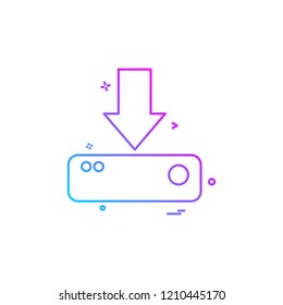 Download icon design vector 
