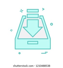Download icon design vector