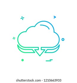 Download icon design vector