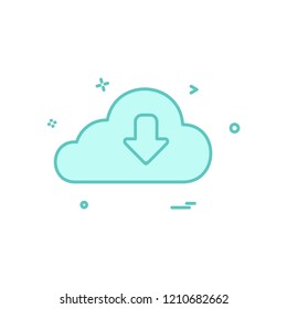 Download icon design vector