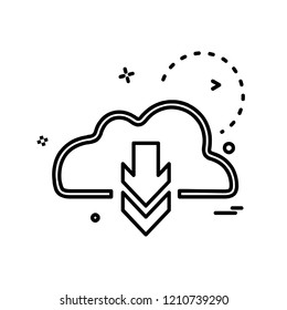 Download icon design vector