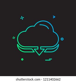Download icon design vector