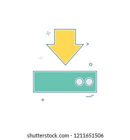 Download icon design vector