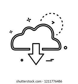 Download icon design vector