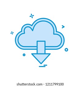 Download icon design vector
