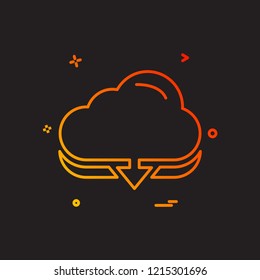 Download icon design vector
