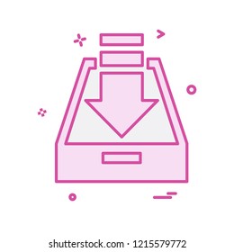 Download icon design vector