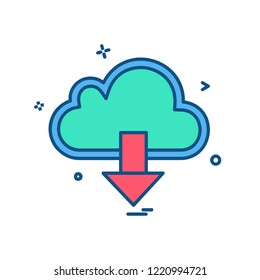 Download icon design vector