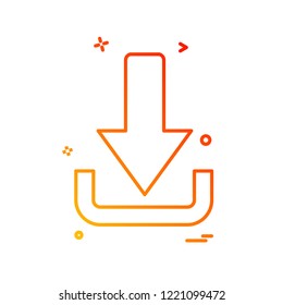 Download icon design vector