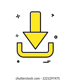 Download icon design vector